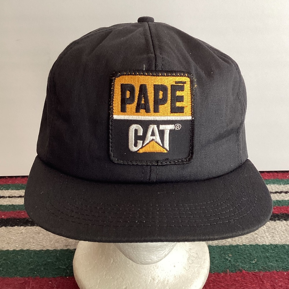 Vintage Legend Papé Cat SnapBack full foam patch Trucker Hat Made in USA